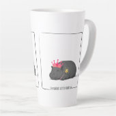 Baby Pygmy Hippo Princess Mug カフェラテマグ (右アングル)