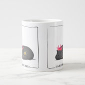 Baby Pygmy Hippo Princess Mug ジャンボコーヒーマグカップ (正面)