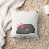 Baby Pygmy Hippo Princess Throw Pillow クッション (ブランケット)