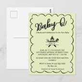 Baby-Q Backyard Baby Shower BBQ Baby ポストカード (正面/裏面)
