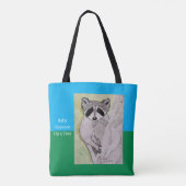 Baby Raccoon  トートバッグ (裏面)