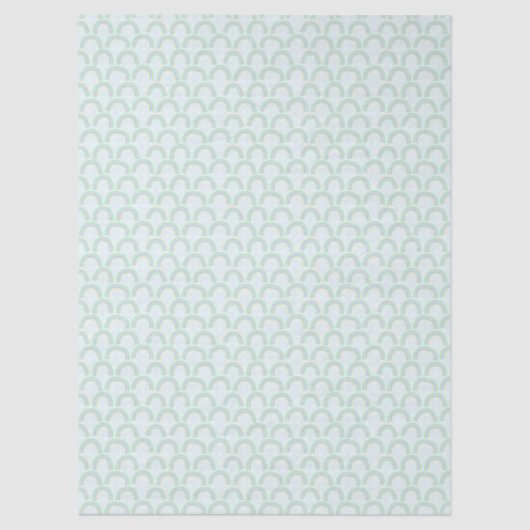 Baby Rainbow Pastel Blue 薄葉紙 (正面)