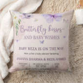 Baby Reza Butterfly Baby Shower クッション (ブランケット)