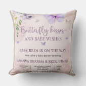 Baby Reza Butterfly Baby Shower クッション (正面)