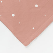 Baby’s 1st Christmas Reindeer Keepsake Photo フリースブランケット (角)