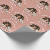 Baby’s 1st Christmas Reindeer Keepsake Photo ラッピングペーパー (角)