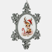 Baby’s First Christmas 2025 – Snowflake Ornament スノーフレークピューターオーナメント (左)