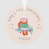 Baby’s First Christmas Adorable Lamb  Ornament オーナメント (裏面)