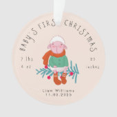 Baby’s First Christmas Adorable Lamb  Ornament オーナメント (正面)