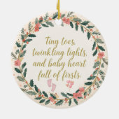 Baby’s First Christmas Double-Sided Ceramic  セラミックオーナメント (裏面)