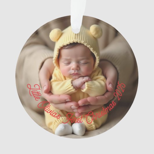 Baby’s First Christmas Ornament オーナメント (正面)