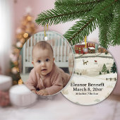 Baby’s First Christmas Ornament – Personalized セラミックオーナメント