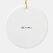 Baby’s First Christmas Ornament with Cute Grinch セラミックオーナメント (裏面)