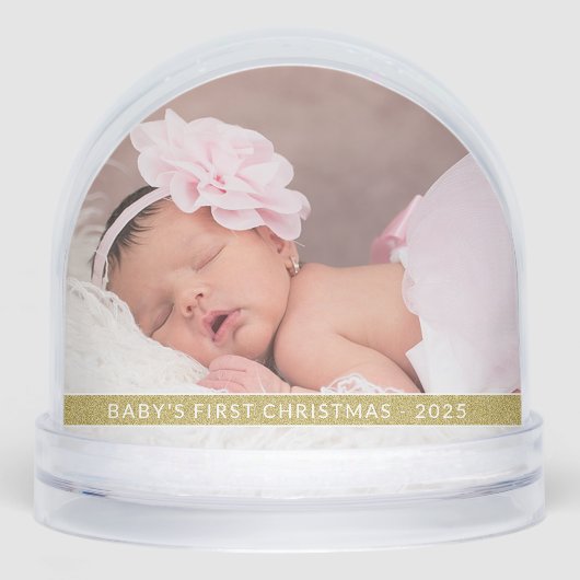 Baby’s First Christmas Personalized 2-Photo Gift (正面)