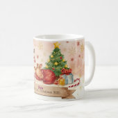 Baby’s First Christmas Personalized Mug コーヒーマグカップ (正面右)