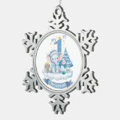 Baby’s First Christmas – Pewter Ornament スノーフレークピューターオーナメント (右)