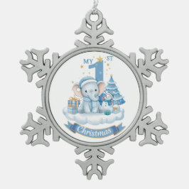Baby’s First Christmas – Pewter Ornament スノーフレークピューターオーナメント