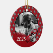 Baby’s first Christmas photo ornament  セラミックオーナメント (右)