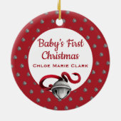 Baby’s first Christmas photo ornament  セラミックオーナメント (裏面)