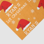 Baby`s First Christmas Red Santa Hat Snowflake 薄葉紙 (詳細)