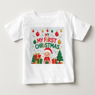 Baby’s First Christmas Shirt | Adorable Xmas Gift ベビーTシャツ