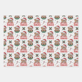 Baby’s First Christmas Teddy  ラッピングペーパーシート (正面3)