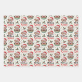 Baby’s First Christmas Teddy  ラッピングペーパーシート (正面)