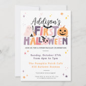 Baby’s First Halloween Birthday Invitation 招待状 (正面)