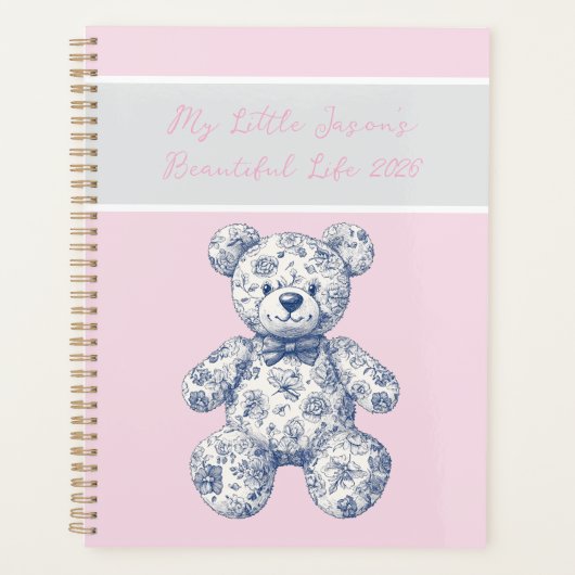 Baby’s First Year Planner | Baby Daily Schedule プランナー手帳 (正面)