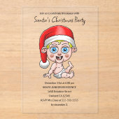 Baby Santa's Christmas Party アクリル招待状 (正面)