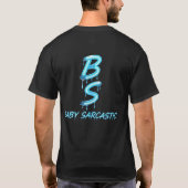 Baby Sarcastic Fox - Running on Spite & Caffeine  Tシャツ (裏面)