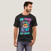 Baby Sarcastic Fox - Running on Spite & Caffeine  Tシャツ (正面フル)