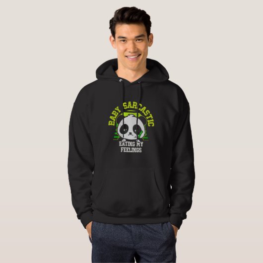 Baby Sarcastic Panda Bear パーカ (正面フル)