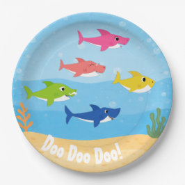 Baby Shark Dinner Plates ペーパープレート