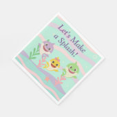 Baby Shark Party Napkins スタンダードランチョンナプキン (角)