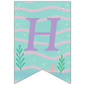 Baby Shark Themed - Happy Birthday Banner バンティングフラッグ (第2の旗)