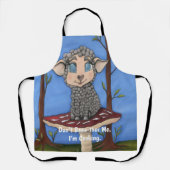 Baby Sheep on Toadstool エプロン (正面)