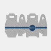 Baby Showerのお気に入りChevrons パーソナライズされた Name フェイバーボックス (折り畳みなし)