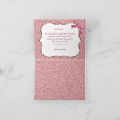 Baby Showerの贈り物をありがとう サンキューカード (内部)