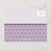 BABY SHOWER招待状::サプライズフクロウ1 インビテーションポストカード (裏面)