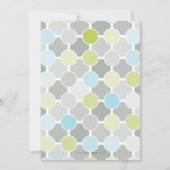 BABY SHOWER招待状::フィジースポット1P 招待状 (裏面)