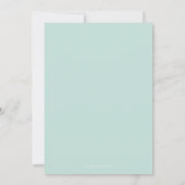 BABY SHOWER招待状:：フクロウ+巣1P 招待状 (裏面)