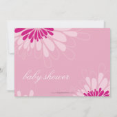 BABY SHOWER招待状::モダン開花6L 招待状 (裏面)