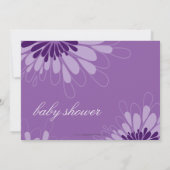 BABY SHOWER招待状::モダン開花7L 招待状 (裏面)