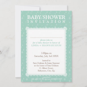 BABY SHOWER招待状::雨滴5P 招待状