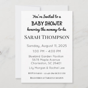 Baby Shower招待状for a Boy 招待状