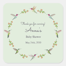 Baby Shower スクエアシール