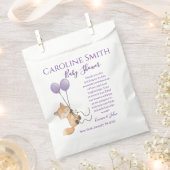 BABY SHOWER フェイバーバッグ (クリップ留めされた状態)