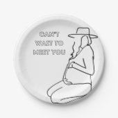 Baby Shower ペーパープレート (正面)