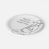 Baby Shower ペーパープレート (アングル)